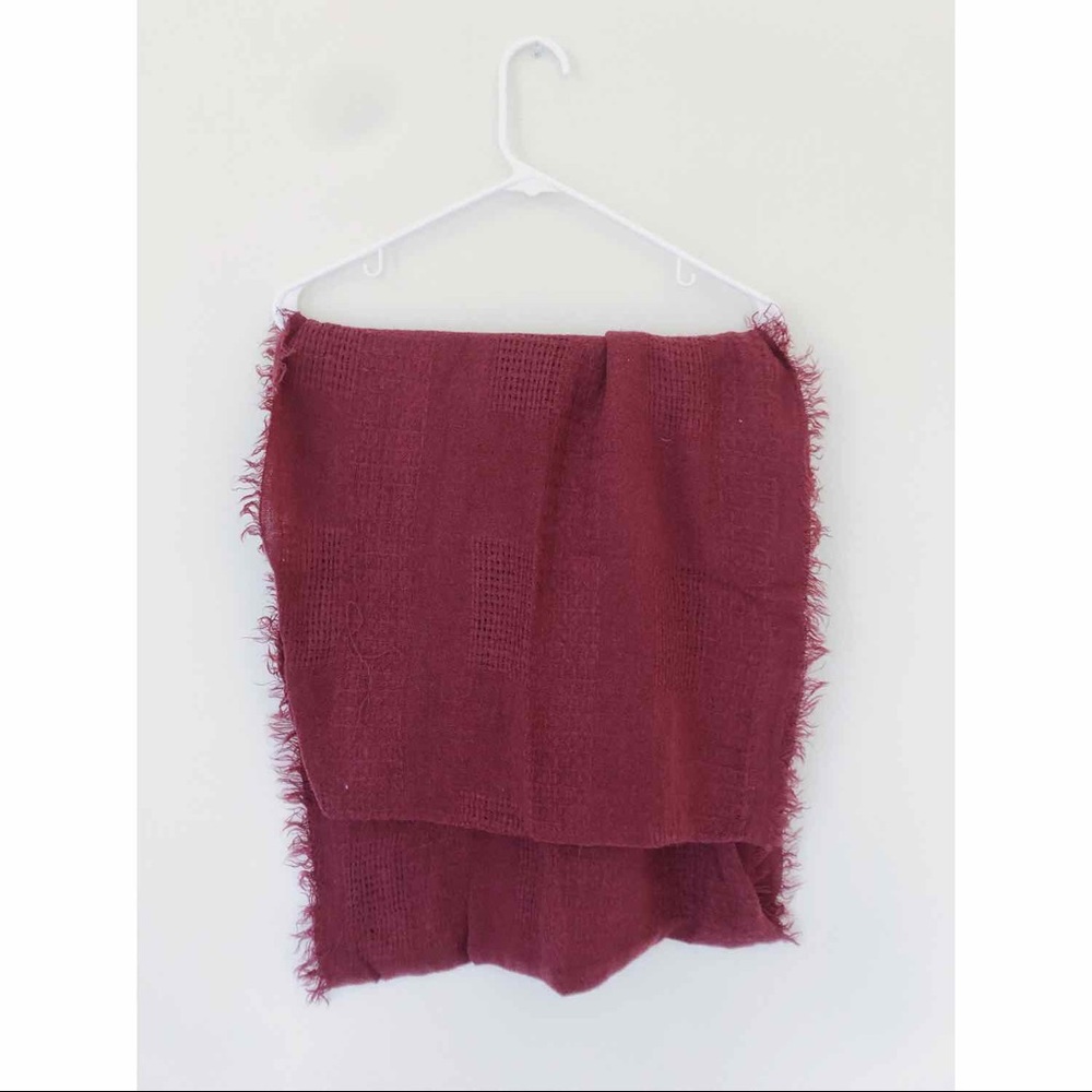 Maroon Infinity Scarf